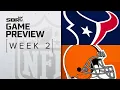 NFL Picks Week 2 Update Texans vs Browns Odds and