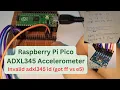 Klipper - ADXL345 accelerometer sensor with Raspberry Pi Pico