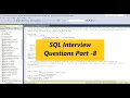 SQL Interview Questions PART - 8 Asked by Microsoft Salesforce