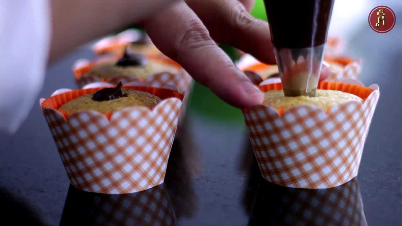 CUPCAKE DE NOZES PARA O NATAL