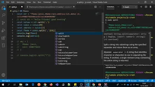 Split method in javascript - string split