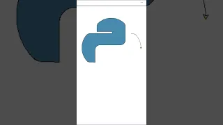 Python logo using Python
