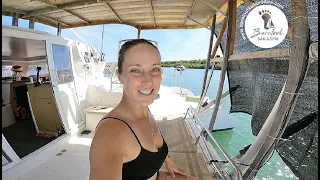How to Install SUN SHADES (S3 E15 Barefoot Sail and Dive)