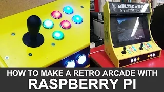 How to make a DIY Raspberry Pi Arcade Cabinet!