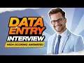 DATA ENTRY INTERVIEW QUESTIONS ANSWERS Data Entry Clerk Officer Operators and Manager Roles