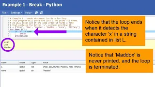 The Python Keywords break and continue