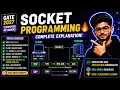 Socket Programming Complete Explanation Computer Networks GATE 2027