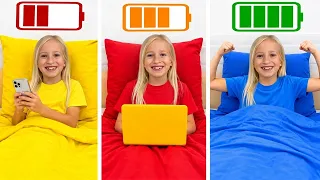 Los niños aprenden por qué es importante ir a la cama a tiempo