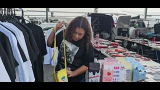 A day at the swapmeet costa mesa Ca papo and Vicky talks