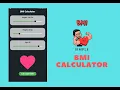 Complete simple BMI calculator with flutter Tutorial for beginners