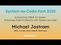 Michael Jastram Automating MBSE for Speed Achieving Product Velocity with System-as-Code