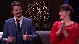 Jason Ritter and Melanie Lynskey Love Moonlight IMDb EXCLUSIVE