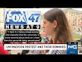 UW Madison protestors demands to university s relating to the war in Gaza