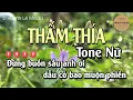 Download Lagu Karaoke ThẤM THÍA - Tone Nữ - Beat hay | Phạm Chung