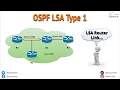 OSPF Type 1 LSA Router Link LSA