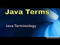 03 - Java Terminology