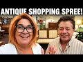 We had a full day of visiting many antique shops today