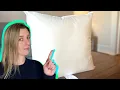 The Foamily 20 x 20 Pillow Insert that Really Holds Its POOF