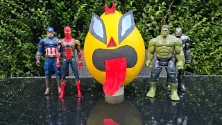 Massive Superhero Surprise Egg Opening! Spiderman, Hulk, Captain America, Ironman