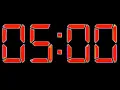 5 minutes timer 300 seconds