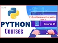 Python Database Connection Part 3 Learn Python in Hindi Tutorial 34