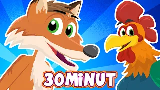 🦊🐔 MIX 30 MINUT - LISEK I KURKI - Śpiewające Brzdące Piosenki dla dzieci