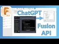 Using ChatGPT and Fusion 360 API to Create a Script How To Make A Script for Fusion with GPT3 5