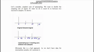 Introduction to Multi Rate Signal Processing with Matlab and Python P-1