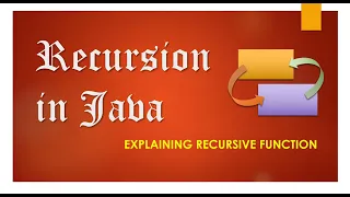 Recursion in Java Introduction to Recursion ISC Syllabus