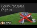 2 92 Blender Tutorial How to Hide Objects in Renders Quick Beginner Tutorial