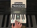 Download Lagu How To Play Megalovania | Easy Piano Tutorial #shorts