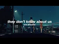 Download Lagu one direction - they don't know about us (slowed + reverb) ✧