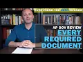 AP Gov Required Documents Exam Review NEW