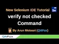 New Selenium IDE - Part 41
