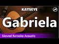 Lagu KATSEYE - Gabriela (SLOWED acoustic karaoke easy lyrics)