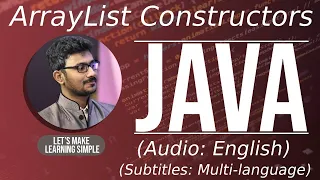 Java ArrayList Constructors Java ArrayList Explained Java Tutorial