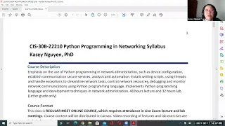 CIS30B Unit 1 Lecture Networking Basics