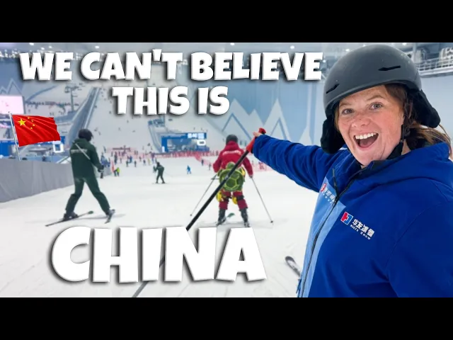We Tried The World's Largest Ski Resort in Shenzhen, China