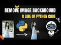 How to Remove Background From Image Using Python In Hindi Remove Background Python