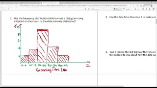 MTH 1213 How to construct Histograms and Stem and Leaf Plots