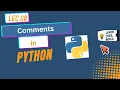 8 Comments in Python Explained Python Tutorial for Beginners Lecture 8