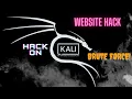 How to perform brute force attack in kali linux hack the server