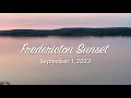 Fredericton Sunset September 1 2023