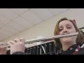 Concert A flat Major Scale for flute