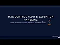 Master Java Exceptions Loops - Complete Interview Prep