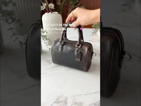 Can you BELIEVE everything fit?! ππ€―#wimb #whatsinmybag #minibag #coachbag #asmrrelaxation