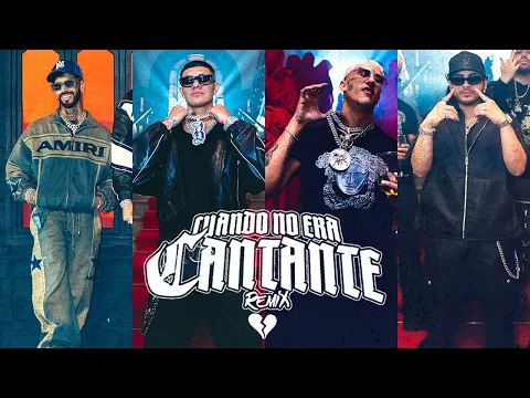 Video Thumbnail: El Bogueto ❌ Anuel AA ❌ Yung Beef ❌ Fuerza Regida - Cuando No Era Cantante Remix , Official video