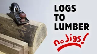 Table Saw Tip - Cutting Logs Into Boards