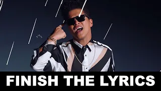 Download Bruno Mars || Finish the Lyrics MP3