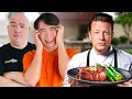I forced UNCLE ROGER to review Jamie Oliver Steak!
